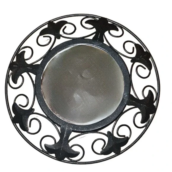 Black Floral Wall Mirror Home Interiors