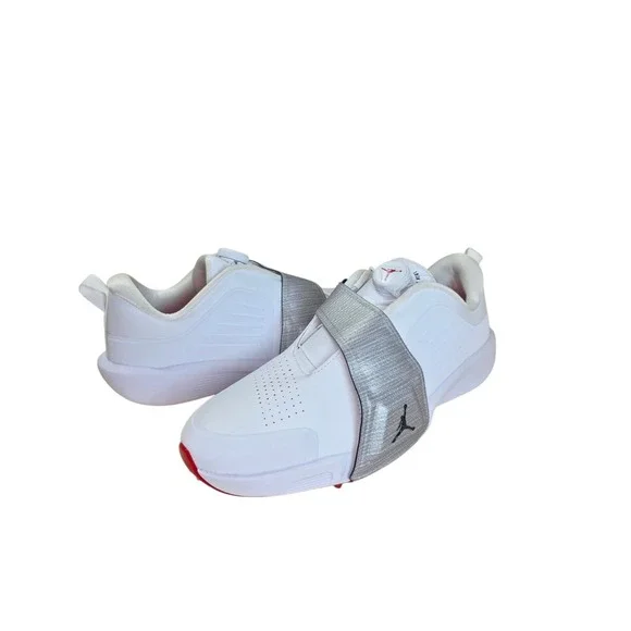 Jordan Air Rev Golf Shoes White Metallic Silver Men's 10 FV6338-100
