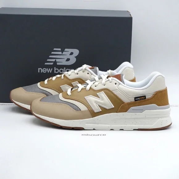 NEW Men's New Balance 997H Cordura Sneakers CM997HZZ Beige/White