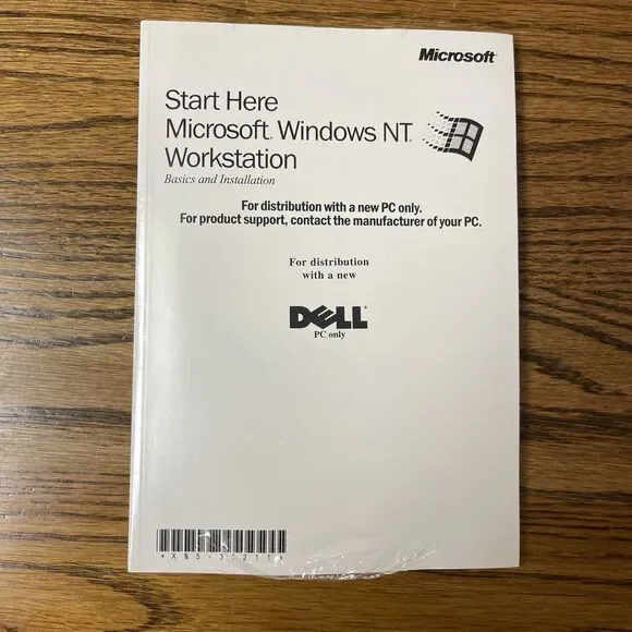 Microsoft Windows NT Workstation 4.0 - Full Version Just CD NEW
