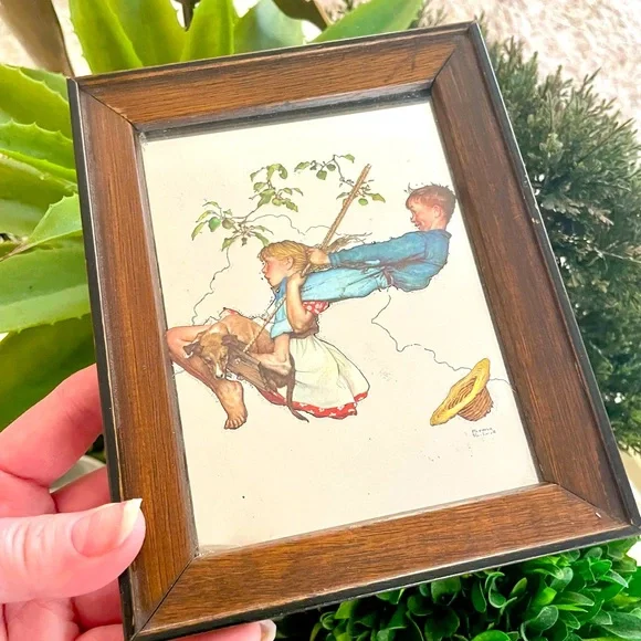 Norman Rockwell Glassiques Mirror Picture