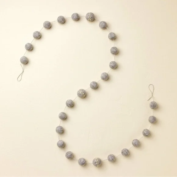 6’ Felt Ball Decorative Christmas Garland - Hearth & Hand with Magnolia
