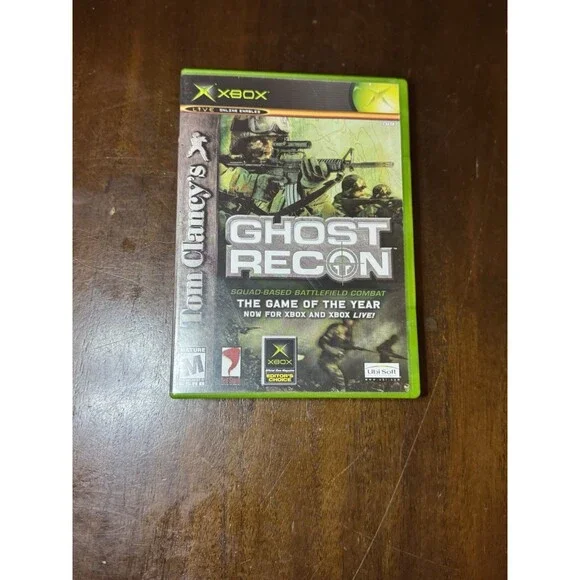 Tom Clancy's Ghost Recon (Microsoft Xbox, 2002) Complete w/ Manual - Works