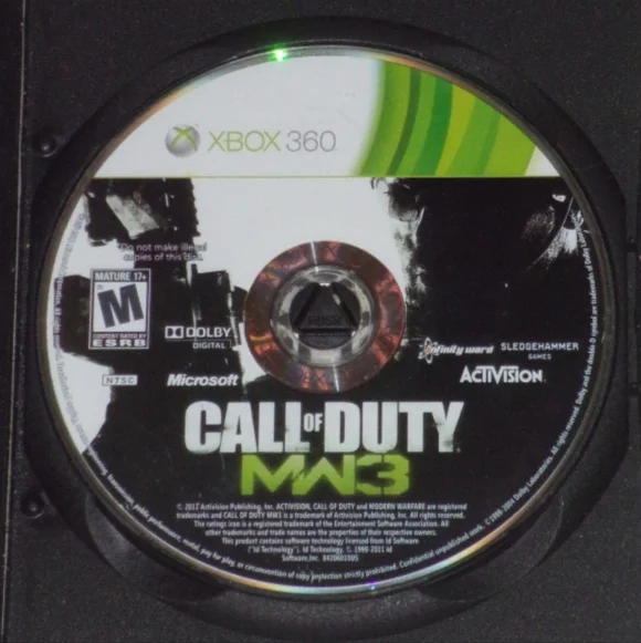 Call Of Duty: Modern Warfare 3 (Microsoft Xbox 360) Non Working For Repair