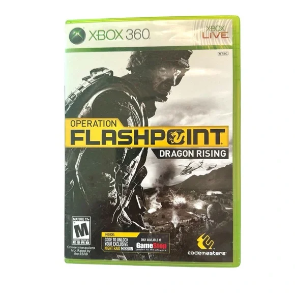 Microsoft Xbox 360 Operation Flashpoint Dragon Rising Videogame *NOT TESTED*