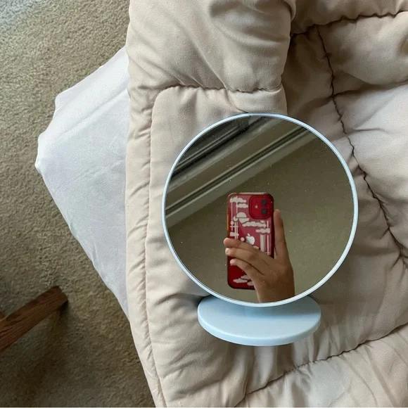 baby blue mirror