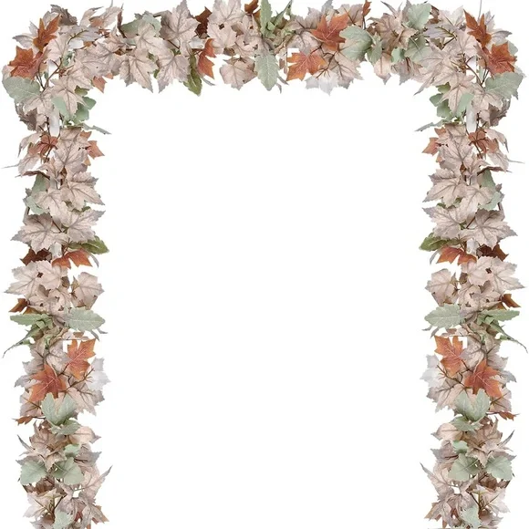Autumn Leaf Garland - Brown and Green