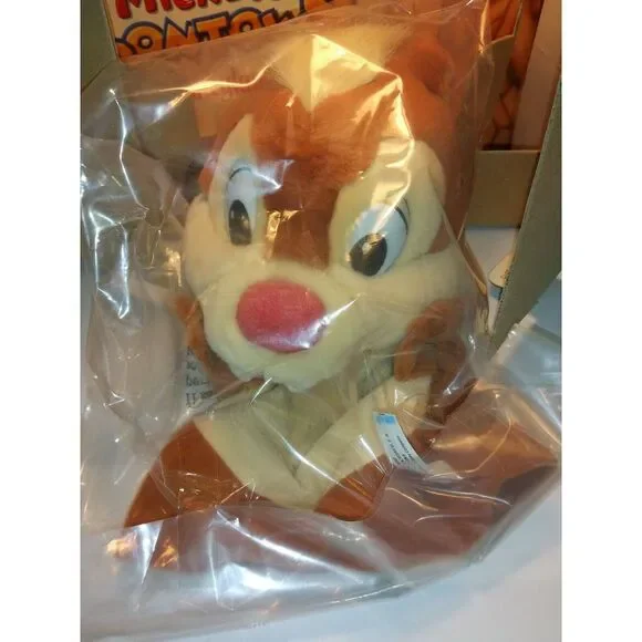 Vtg Kodak Mattel Puppet Theater‎ Mickey's Toontown Disneyland Chip Puppet 1993