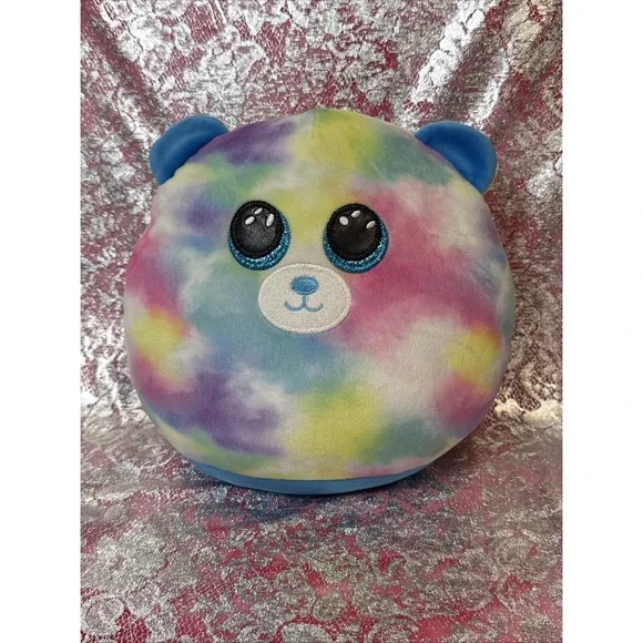 TY Beanie Baby Boos Squish-a-Boo - Hope The‎ Pastel Bear 10