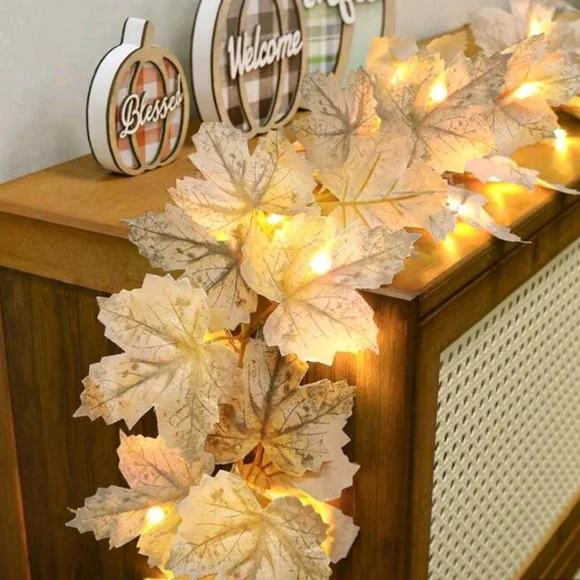 Autumn Leaf String Lights