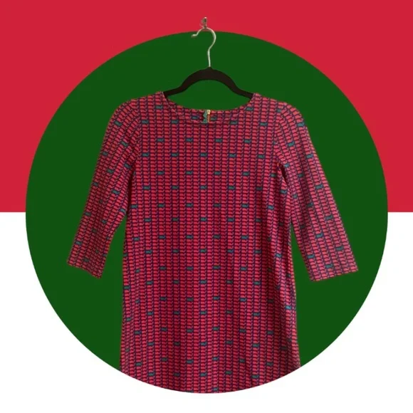 Girls Vineyard Vines Christmas Dress, Size Large (14)