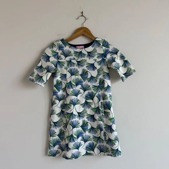 Lilly Pulitzer Girls Gingko Print Dress Size Large