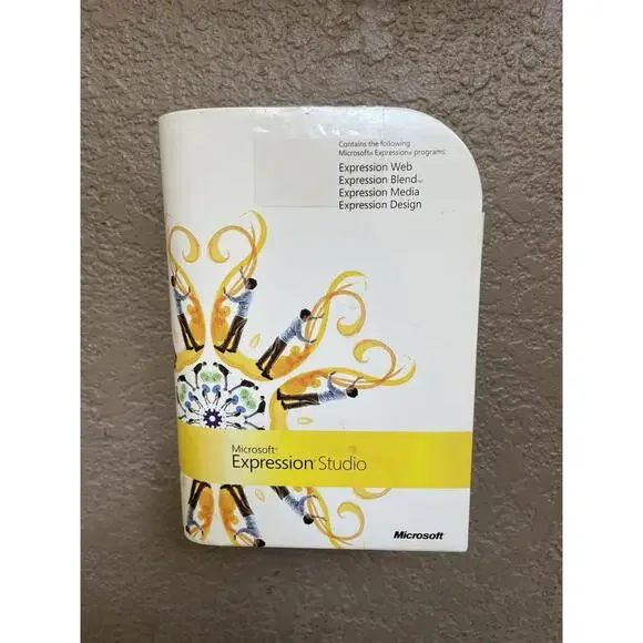 SEALED Microsoft Expression Studio with Visual Studio 2005 Academic Version