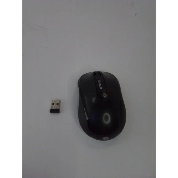 Microsoft Wireless Mobile Mouse 4000 Black Model 1383 with USB Receiver Used