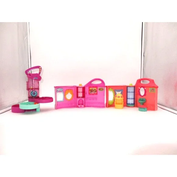 Littlest Pet Shop Doggie Diner Playset LPS Teeniest Hamster Hideawa Beauty Salon