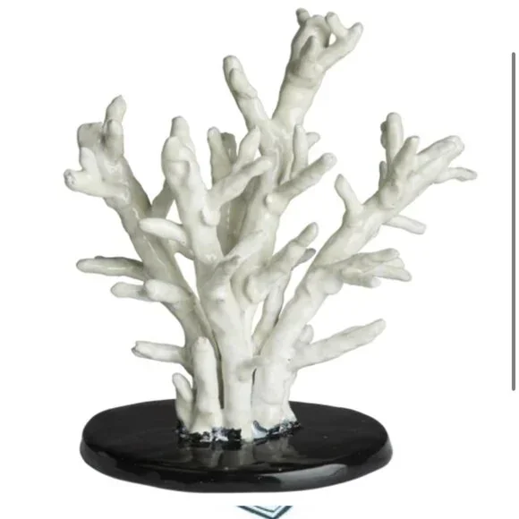 Abigails Italian Faux Coral Sculpture NWT Coastal Decor