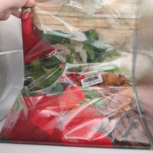 Garden Flag 28x40 Christmas Flowers Poinsettia Merry Christmas X004UQ56R3