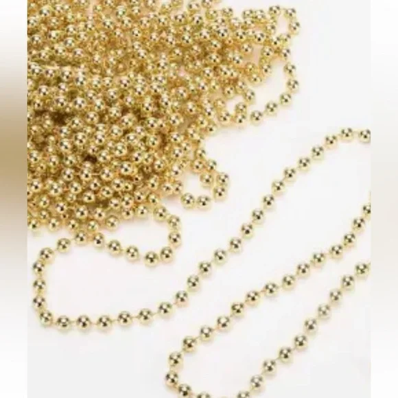 Faux Gold Bead garland 🎄65’ 7”