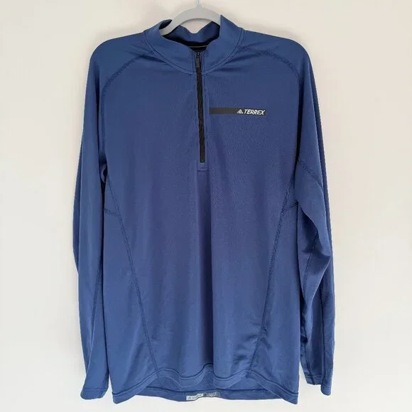 ⛰️ Adidas Terrex Climalite Quarter-Zip Pullover – Size L