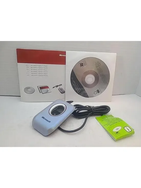 Microsoft Fingerprint Reader Windows With Software Start Up Guide Model 1033 New