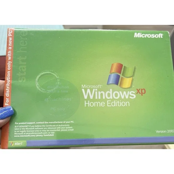 Microsoft Windows XP Home Edition Version 2002 for emachines PC -‎ NEW SEALED