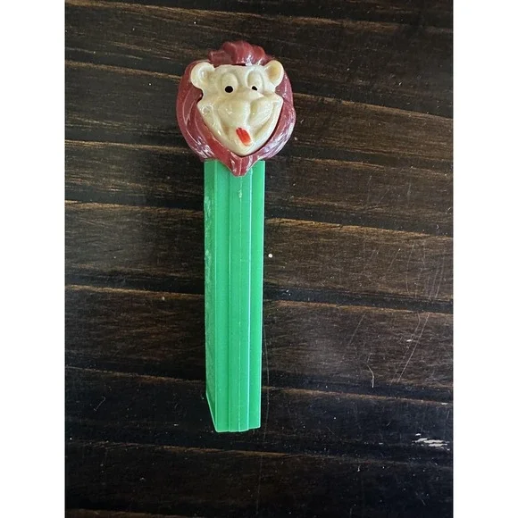 Vintage‎ Lil' Lion PEZ Dispenser Green Austria Collectible Candy Toy