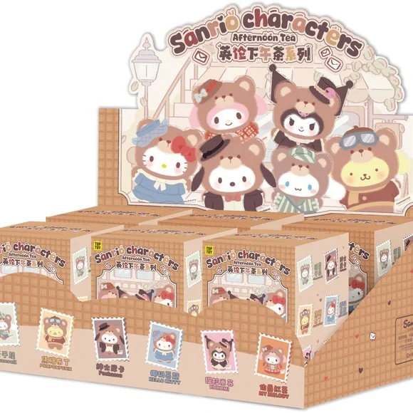 Afternoon Tea Series Vinyl Plush Keychains Gift Blind Box.