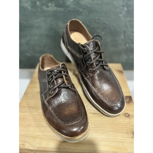 Bed|Stu Cobble Series Duncan‎ Sneakers Mens Size 9 Brown Leather