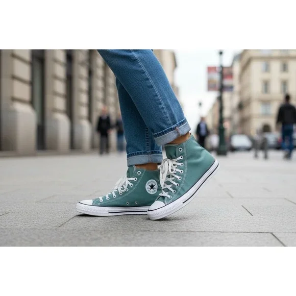 Converse CTAS Hi True‎ Nature Green Men's 13 / Women's 15 Canvas Sneakers