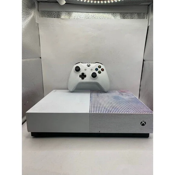 Microsoft Xbox One S All Digital White Console w/ Controller, 1 TB