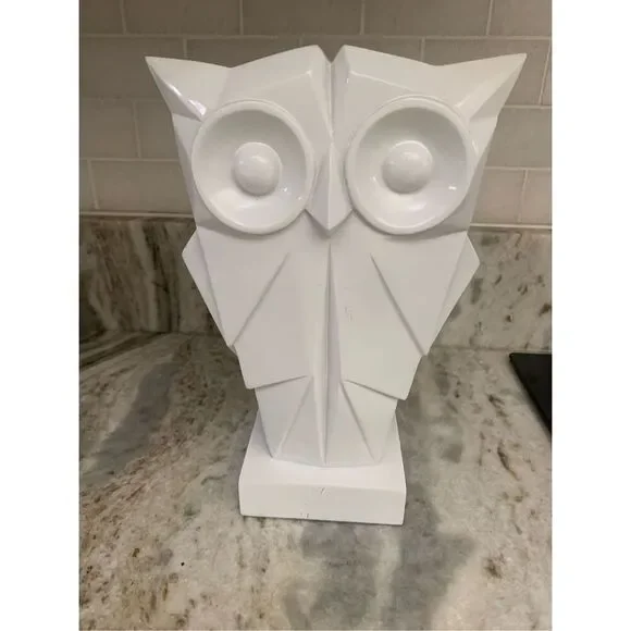 Large White Owl #origami owl