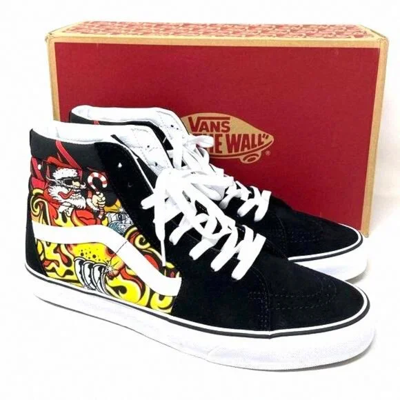VANS Sk8-Hi Shoes High Top Black Suede Men’s VN0A4BVTBLK Sneakers Casual Size