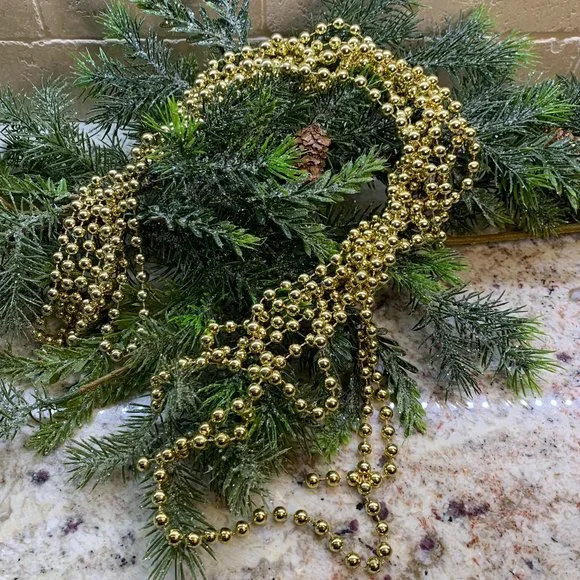 Lot of 5 Bead Garlands - Gold