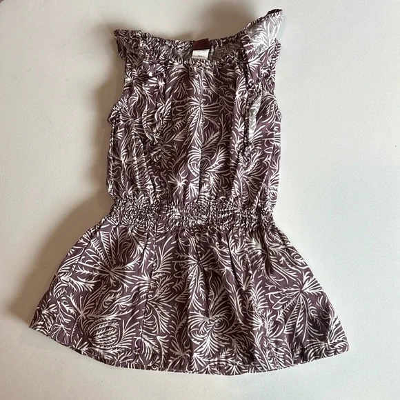 Tea -‎ 6-12 month purple/white printed dress