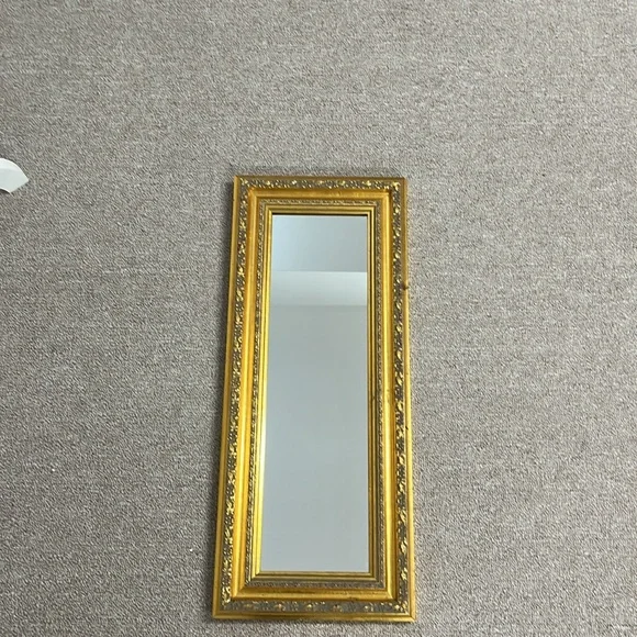 The Bombay Company Rectangular Guilded Gold Mirror