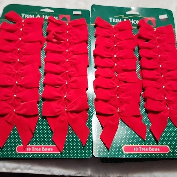 NEW IN PACKAGES TRIM A HOME 🏡 TREE BOWS.