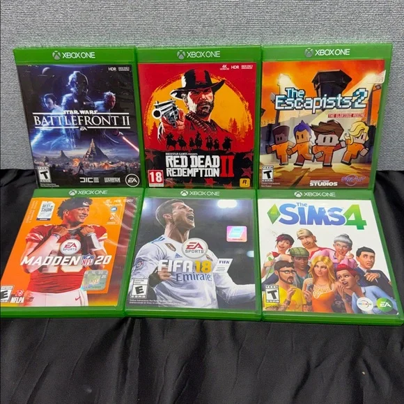 LOT OF 6 MICROSOFT XBOX ONE GAMES