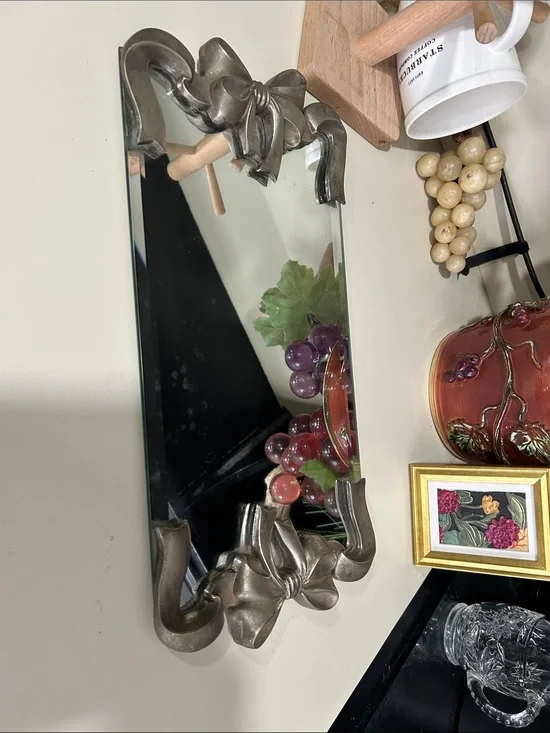 Godinger Silver Bow Accent Mirror Tray