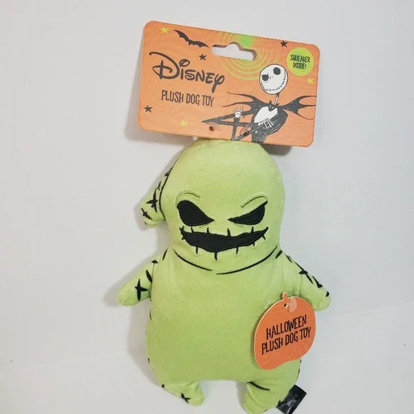 Disney Halloween Dog Toy, Nightmare Before Christmas Oogie Boogie Green Plush 8