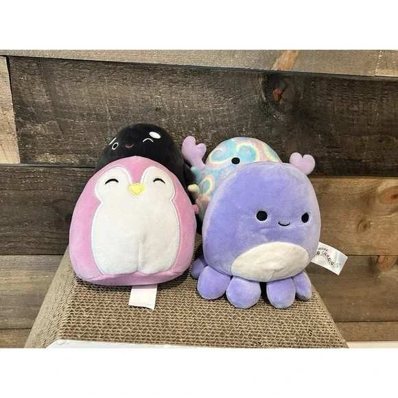 Squishmallows Lot Of 4‎ Mini Squish Toys Plush