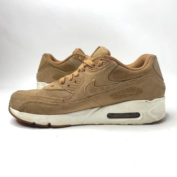 Nike Air Max 90 Ultra 2.0 LTR‎ Leather Flax/Wheat/Gum Mens 8.5 924447-200