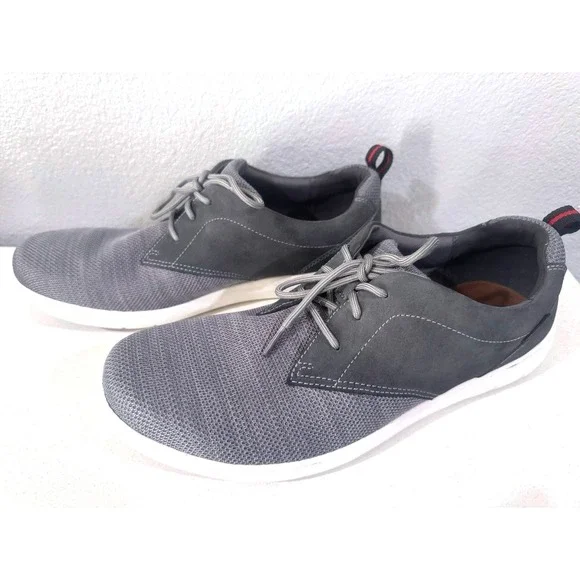 Dunham Fitsmart Tie‎ Men's Sneakers Size 13 Black/Grey – Casual Comfort Shoes