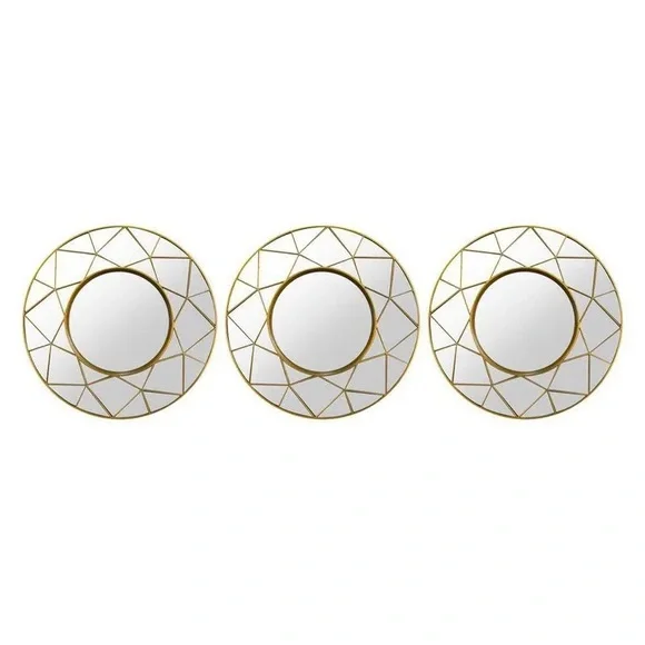 Gold Wall Mirror Set