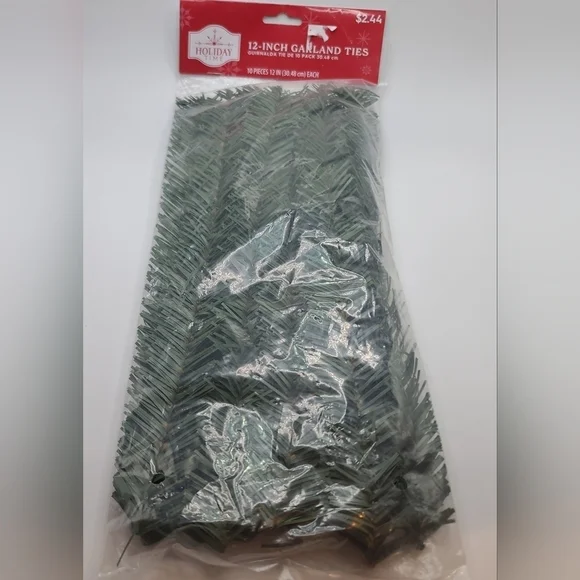 Set Of 2 - 12 Inch Garland Ties