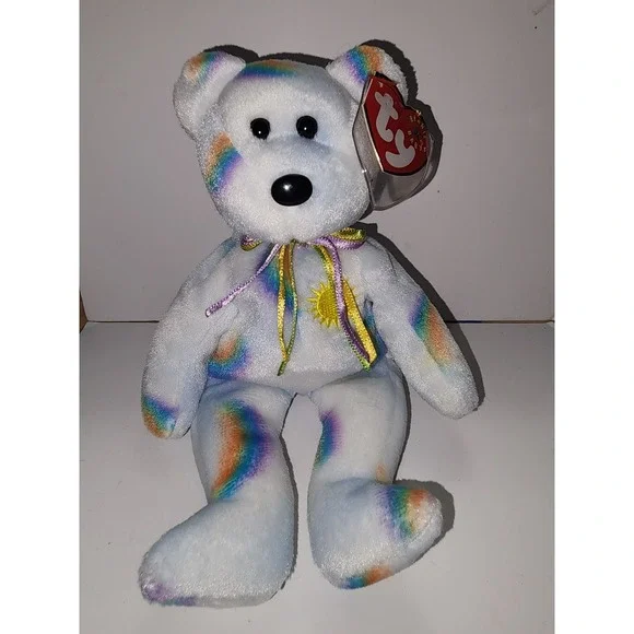 ty Beanie‎ Babies Cheery Bear 2001 Sunshine and Rainbows