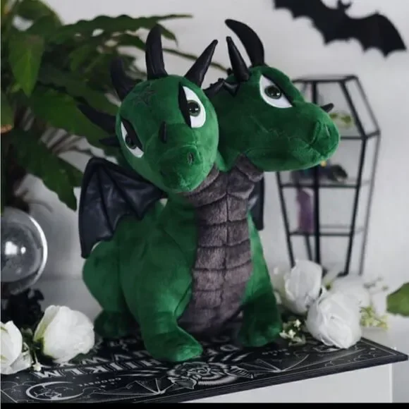 Killstar Kreepture Green Two-headed Dragon Plush