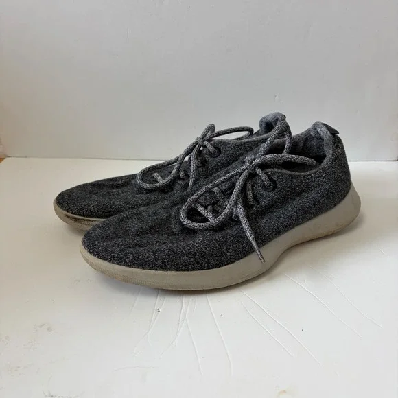 Allbirds Wool Runners Mens 10 Charcoal Grey Heather Merino Wool Sneakers WR M10