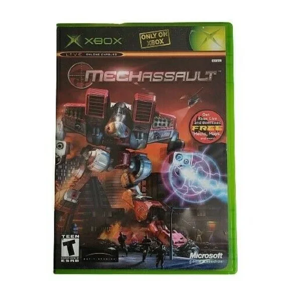 Microsoft Xbox Mechassault Video Game