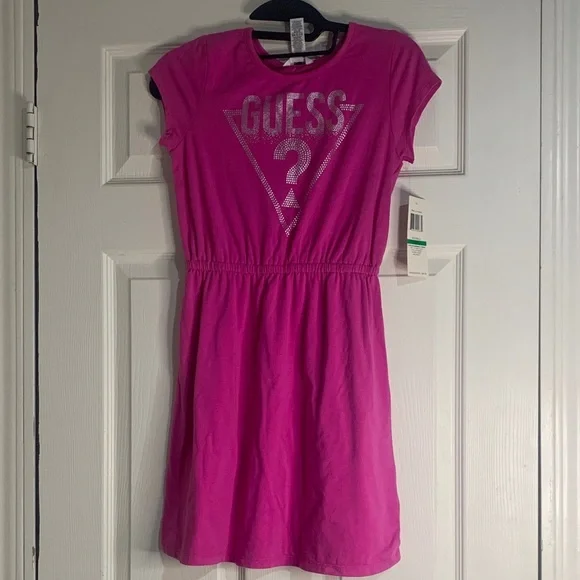 Guess Fuchsia Casual Kids Dress
