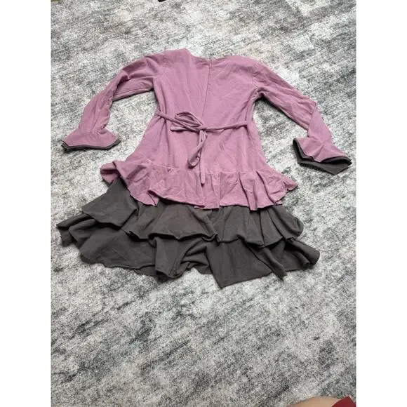 Isobella & Chloe Dress- Size 6 Hot Pink and Gray- Pre-Owned